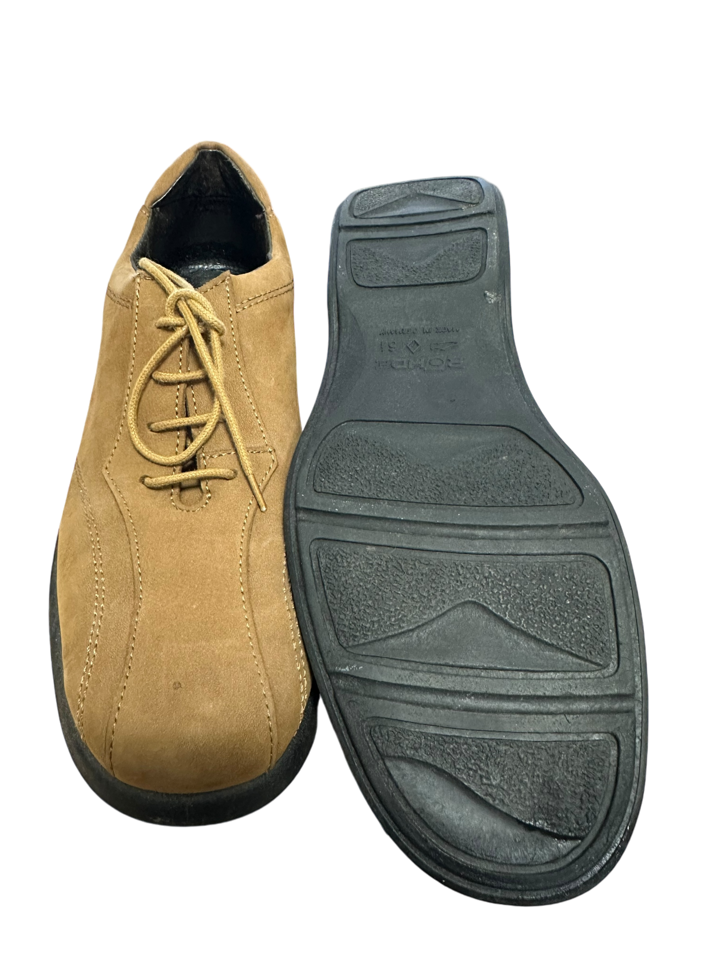 Rohde Damenhalbschuhe braun aus Echtleder Gr. 40