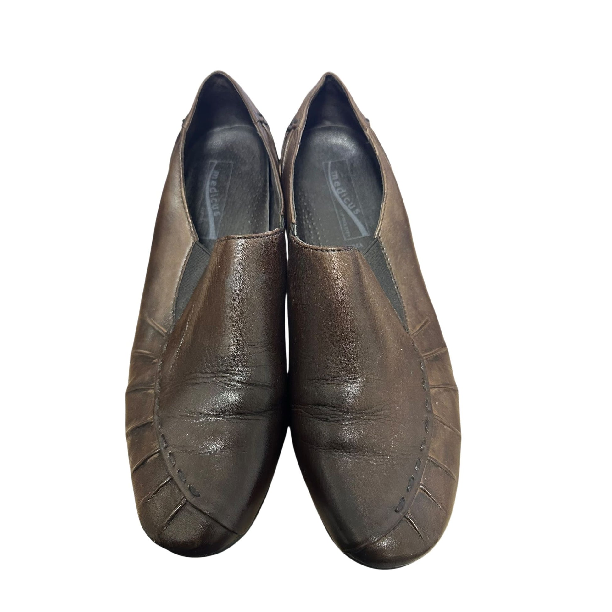 Medicus Damenhalbschuhe aus Echtleder braun Gr. 37