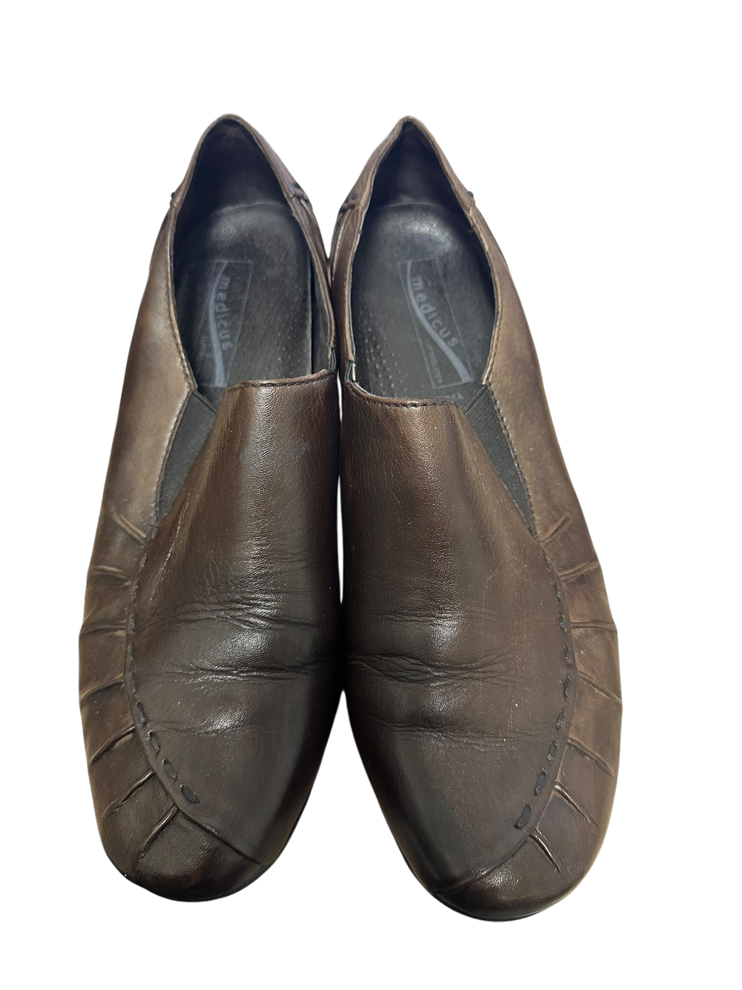 Medicus Damenhalbschuhe aus Echtleder braun Gr. 37