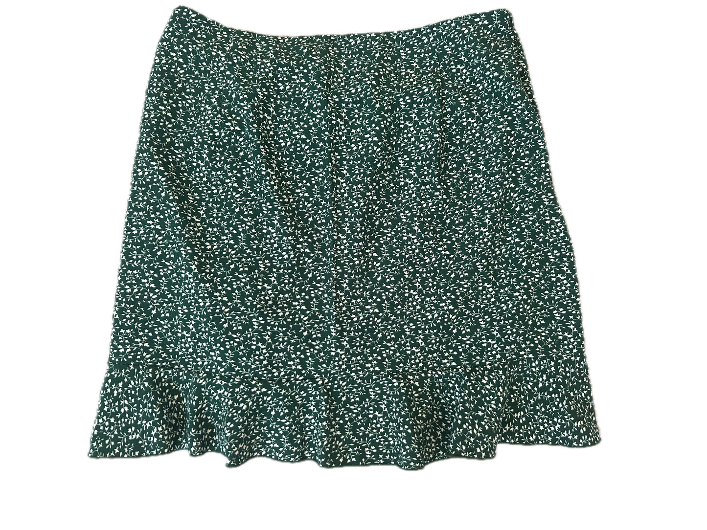 SHEIN Damen Minirock Blumenmuster grün Gr. L