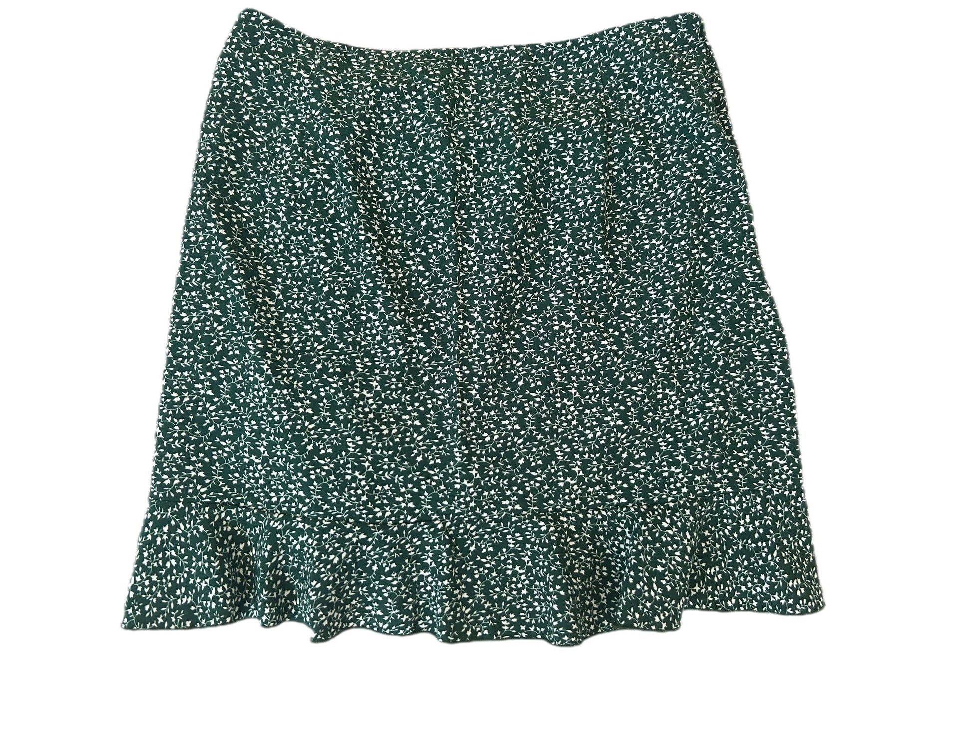 SHEIN Damen Minirock Blumenmuster grün Gr. L