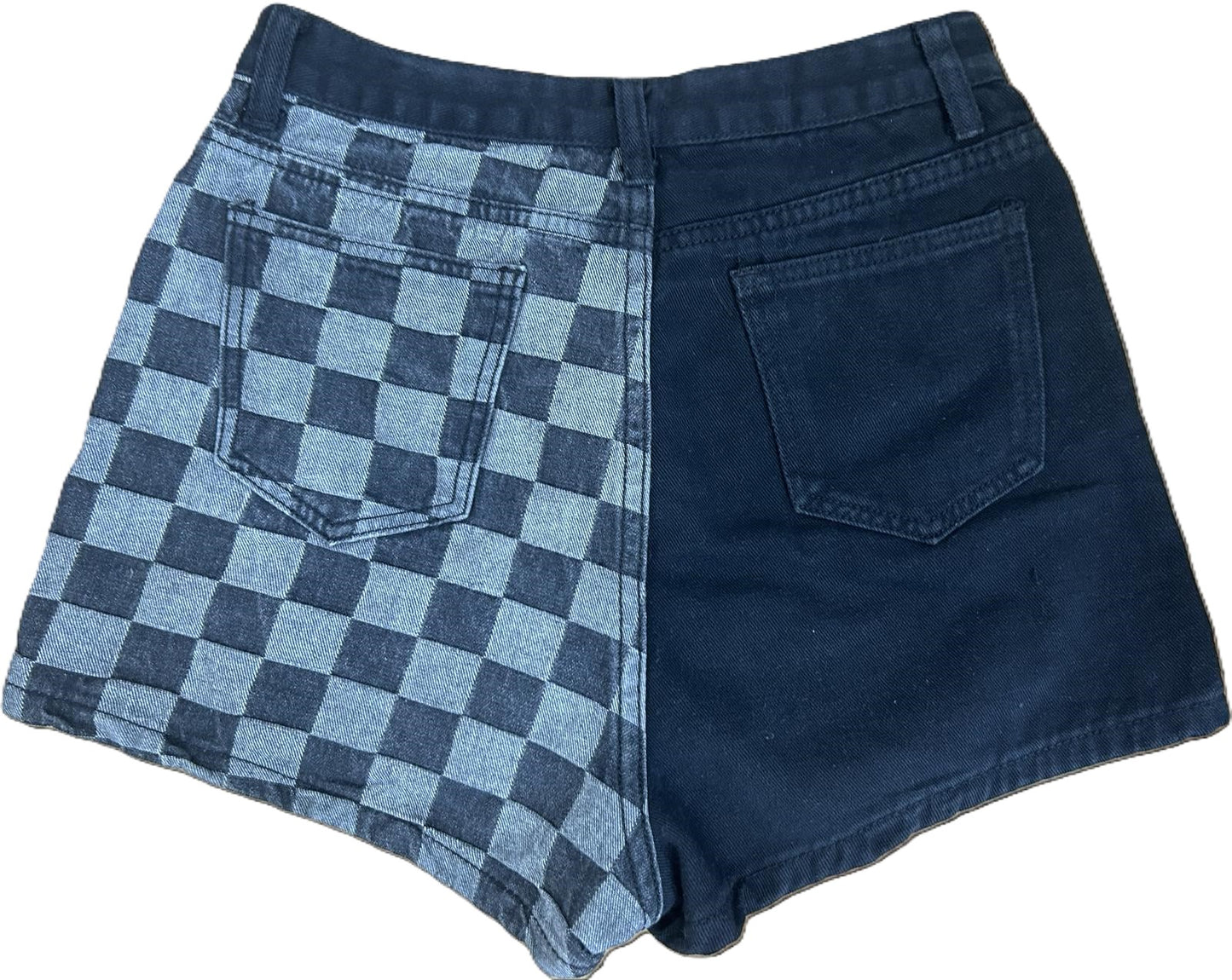 Shorts ROMWE Gr. S schwarz-grau gemustert