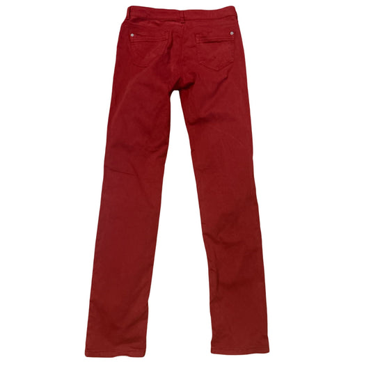 1 - 2- 3 Damenhose stretch rot Größe 36