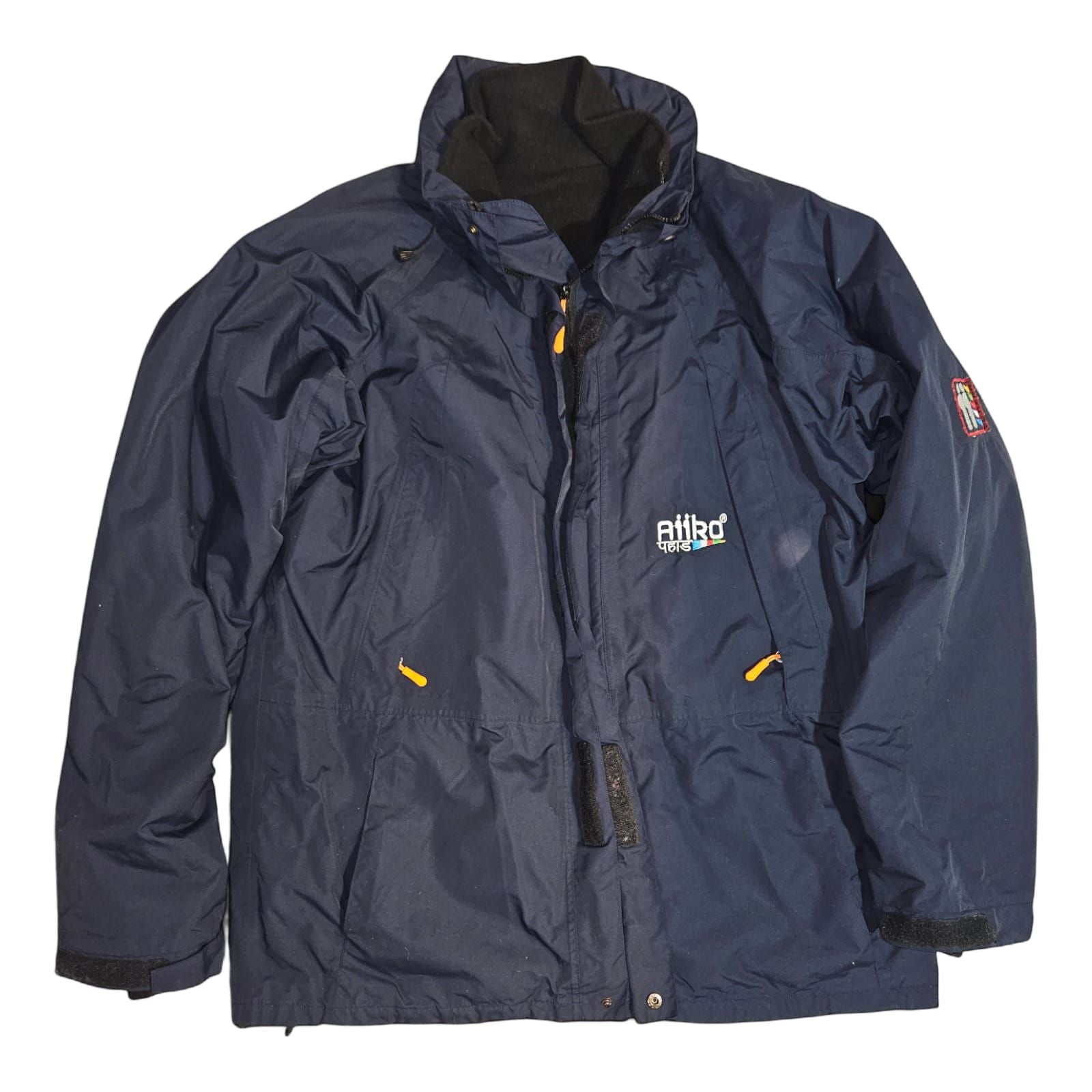 NEU AiiKo Outdoorjacke Blau 2in1 Gr S XXL Fleece Kapuze Nepal Unisex