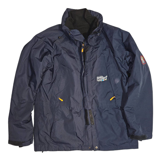 NEU AiiKo Outdoorjacke Blau 2in1 Gr S XXL Fleece Kapuze Nepal Unisex