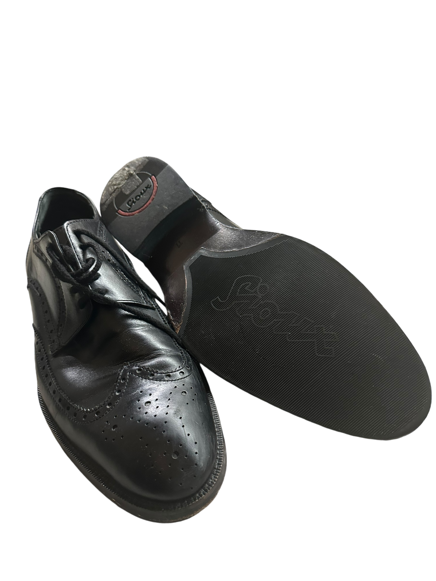 Sioux Herrenhalbschuhe schwarz Gr. 44,5