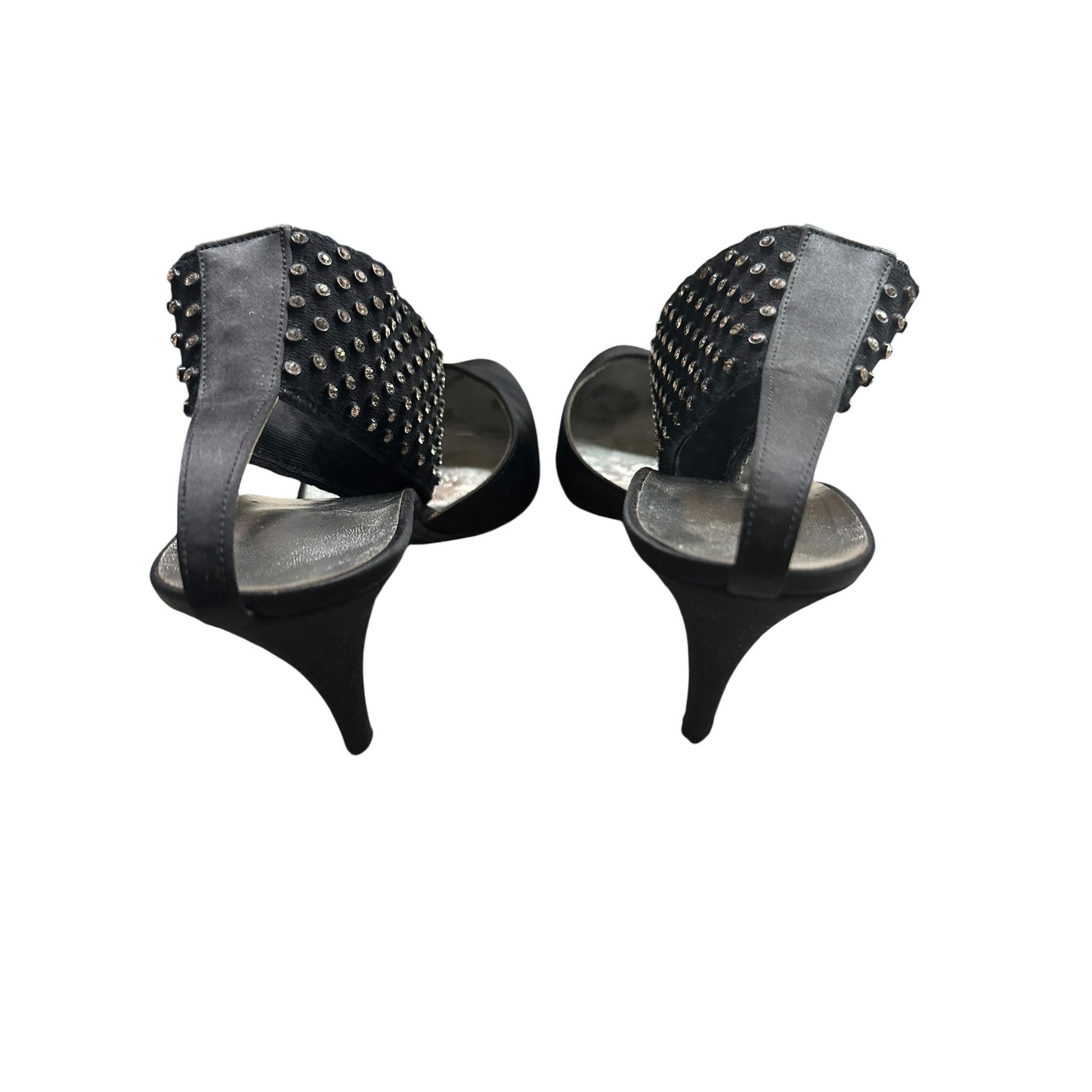 Charles Jordan Paris Damenhalbschuhe Stoff schwarz Gr. 36
