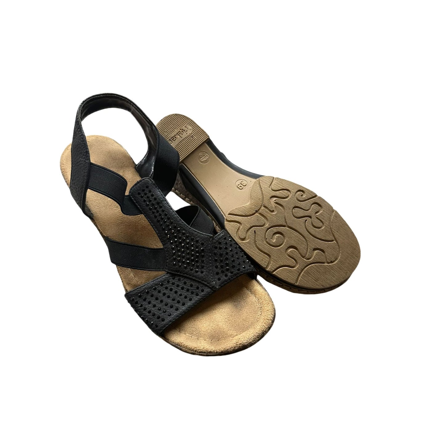 PurePanda Damenhalbschuhe Stoff schwarz Gr. 39