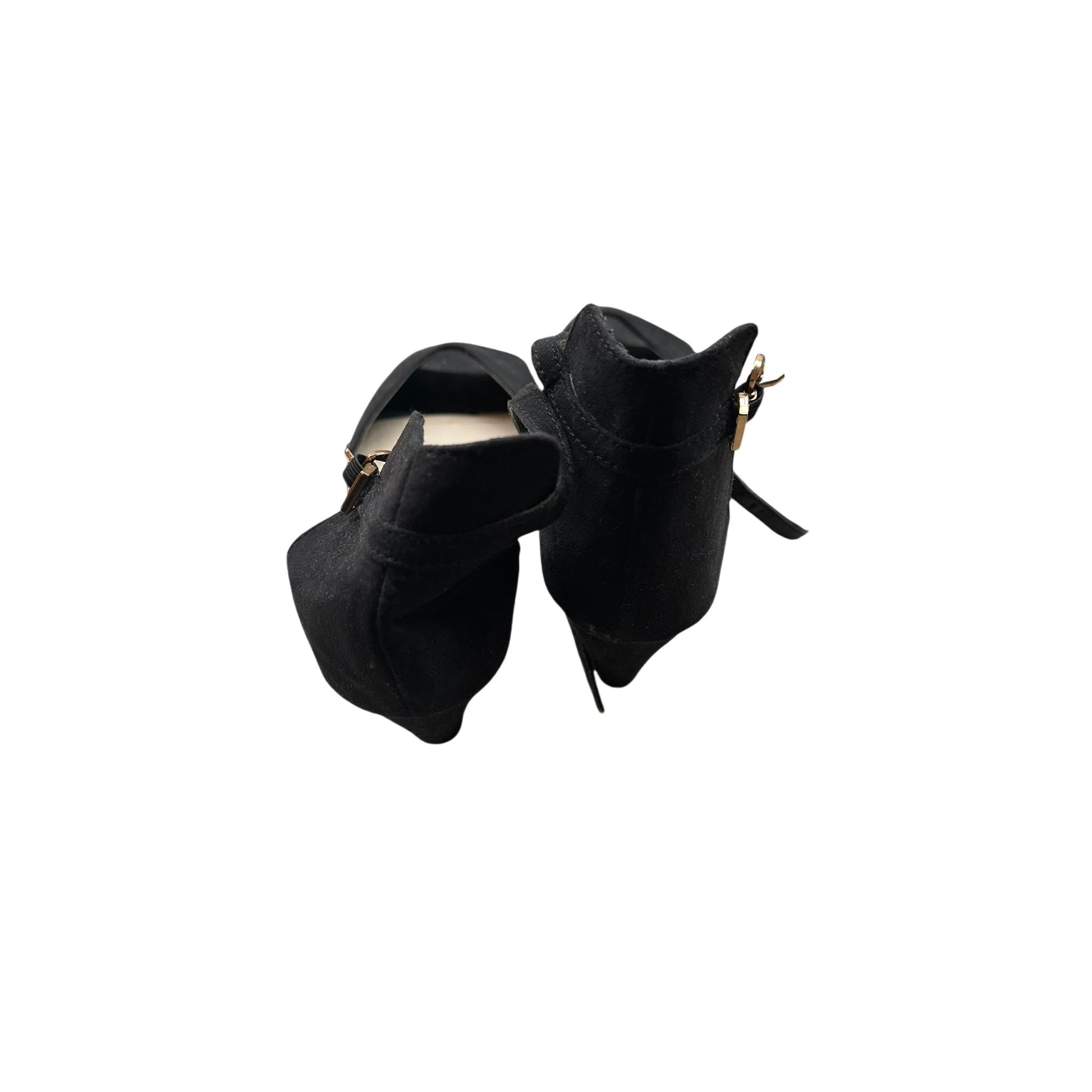 LuckyShoes Damenhalbschuhe Stoff schwarz Gr. 40