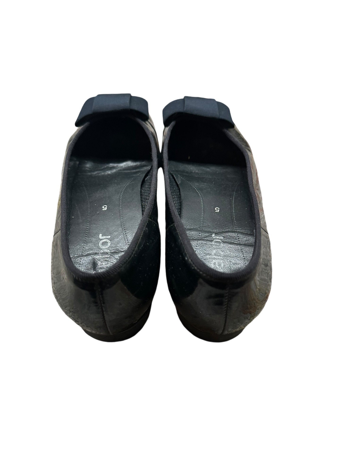 Gabor Damenhalbschuhe Leder schwarz Gr. 38