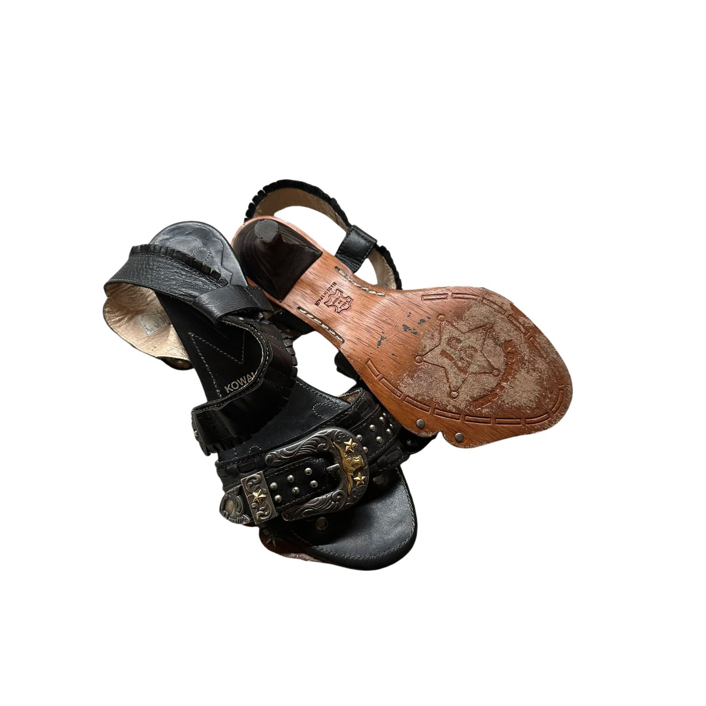 Kowalski Damenhalbschuhe Leder schwarz Gr. 37