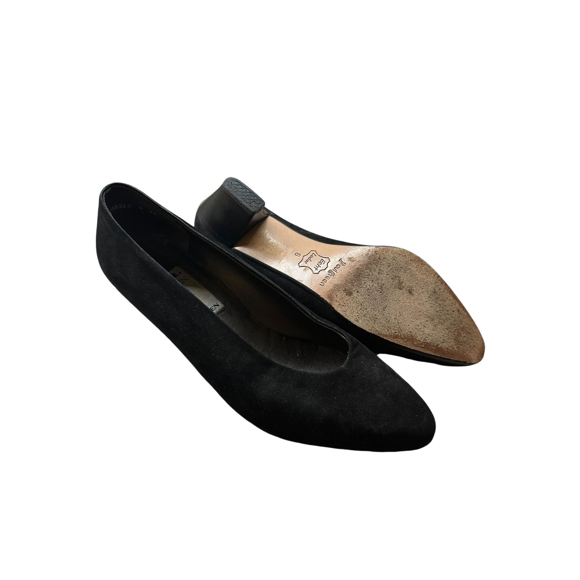 Paul Green München Damenhalbschuhe Echtleder schwarz Gr. 36