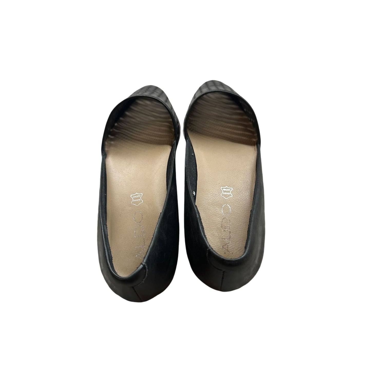 Aldo Damenhalbschuhe Echtleder schwarz Gr. 37,5