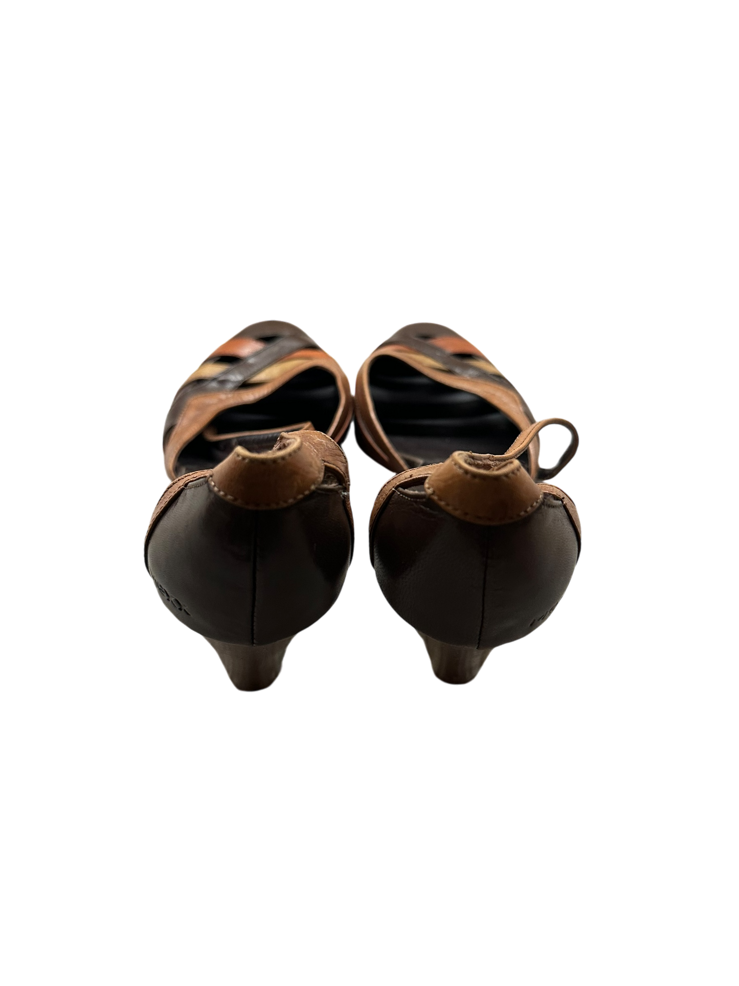 Mexx Damenhalbschuhe Echtleder braun Gr. 38