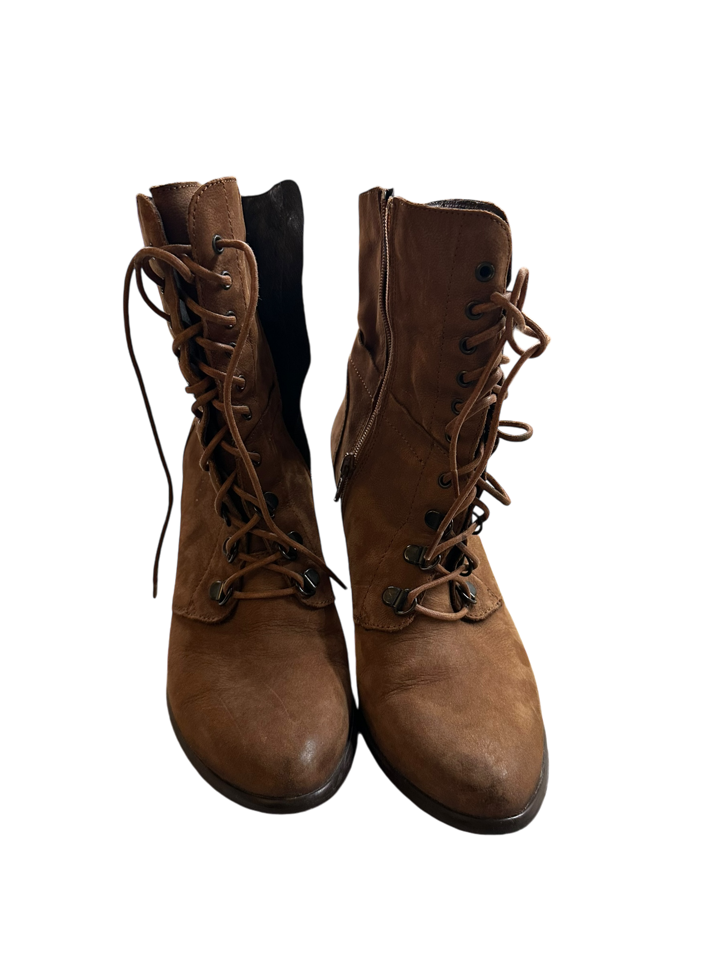 Pure Panda Damenhalbschuhe braun Leder Gr. 38