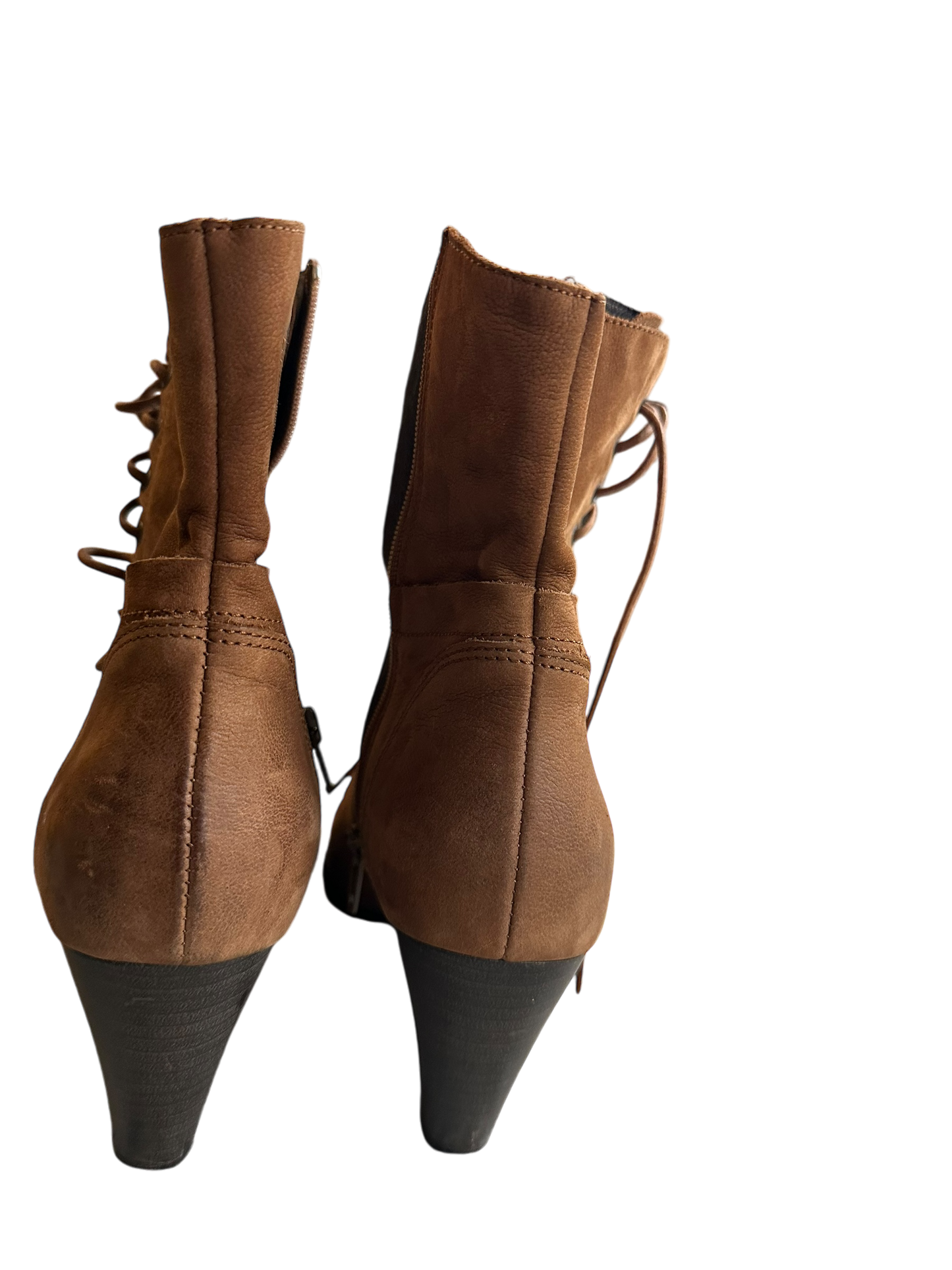 Pure Panda Damenhalbschuhe braun Leder Gr. 38