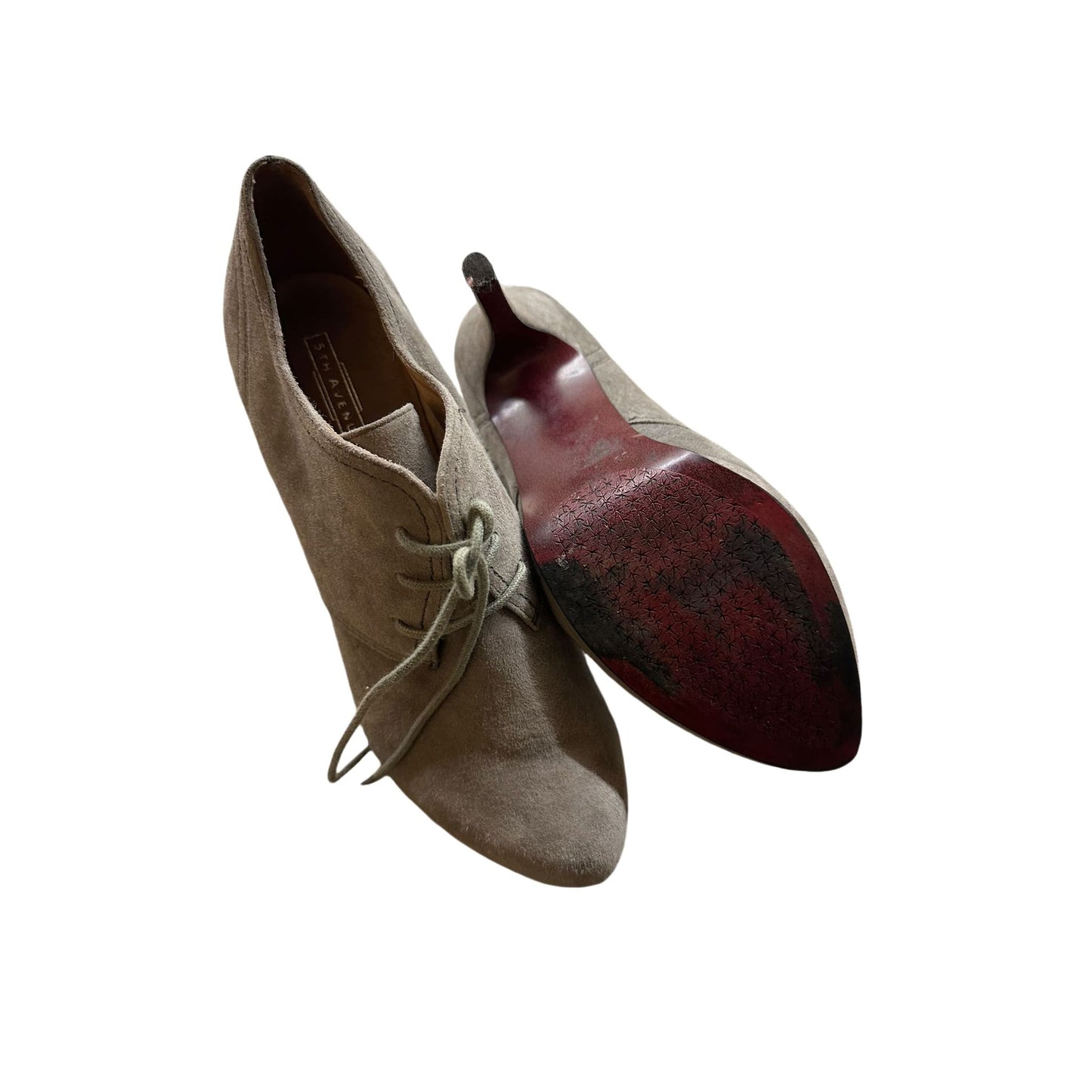 5th Avenue Damenhalbschuhe grau Leder Gr. 39