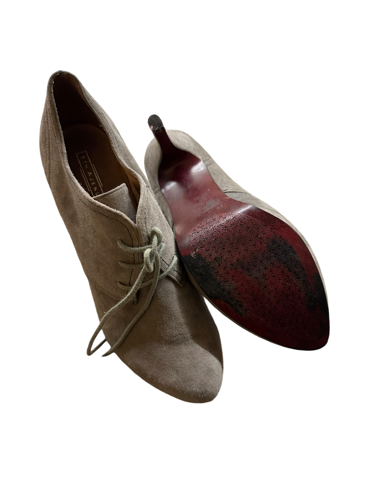 5th Avenue Damenhalbschuhe grau Leder Gr. 39