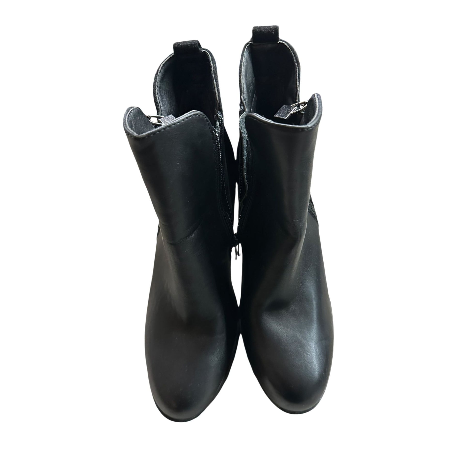 Supermode Damenhalbschuhe schwarz Kunstleder Gr. 41