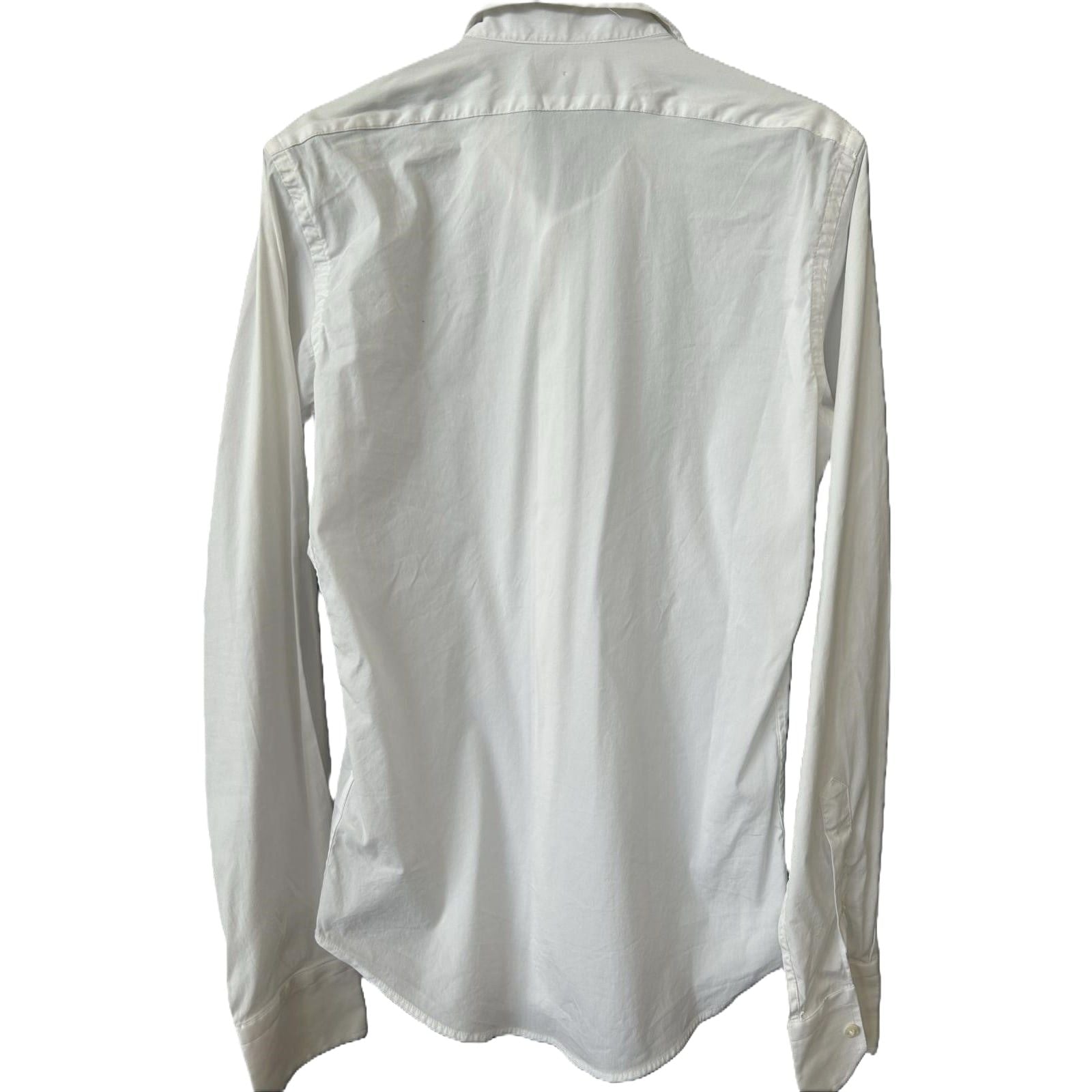 Hemd langarm  - ZARA SuperSlimFit Weiß Gr. S