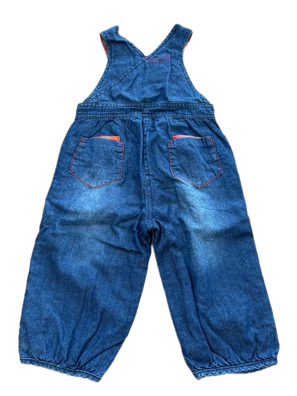 Schöne Latzhose Baby, blau Jeans Gr. 74 - Baumwolle