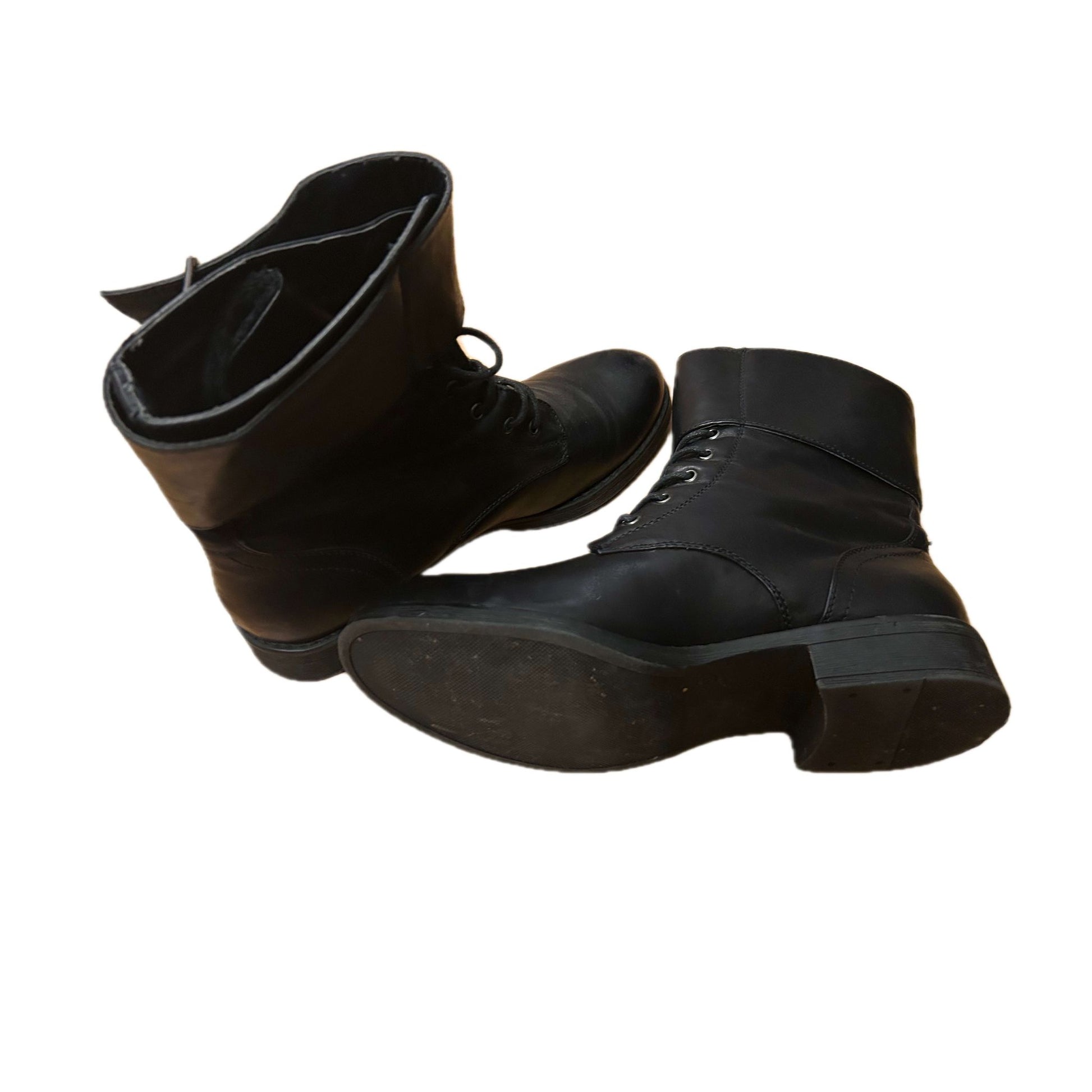 Pure Panda Lederstiefel Damen schwarz Gr. 41