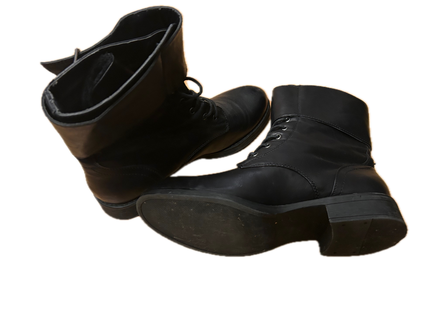 Pure Panda Lederstiefel Damen schwarz Gr. 41