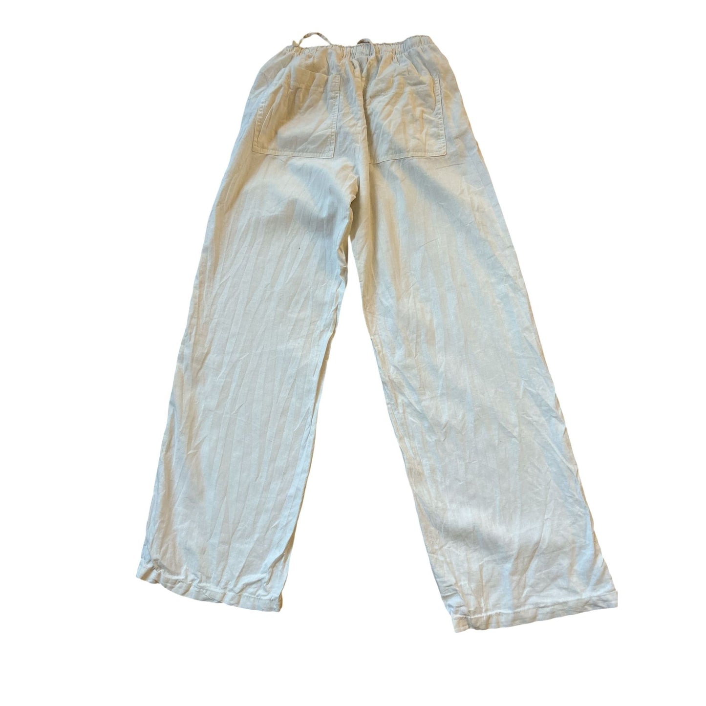 Bershka, Leinenhose Damen Weiß Größe XS