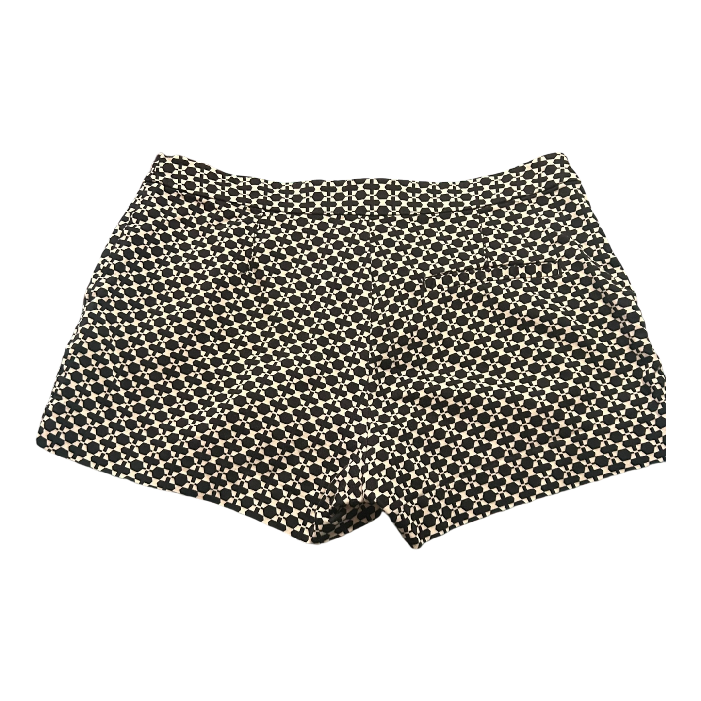 H&M Shorts Damen schwarz-weiß gemustert Größe 38