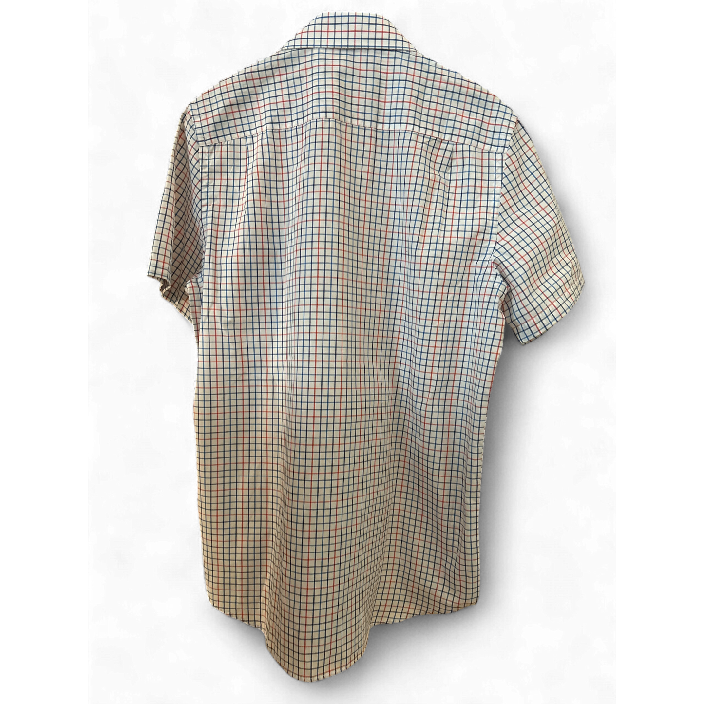 ANGELO LITRICO - Kurzarm-Hemd - Gr. S, Karomuster in Weiß