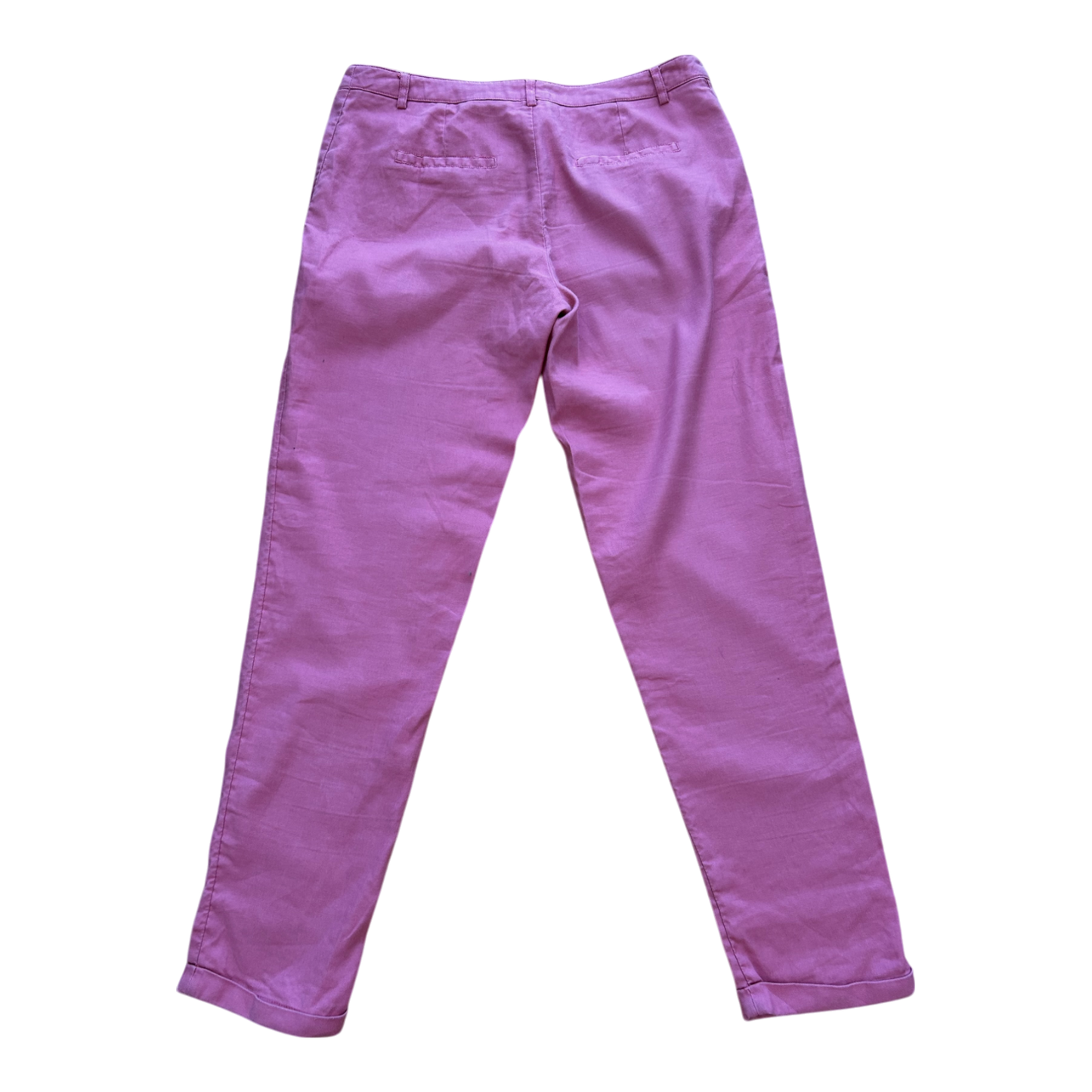 GDM Dreiviertelhose Rosa Leinen Größe 38