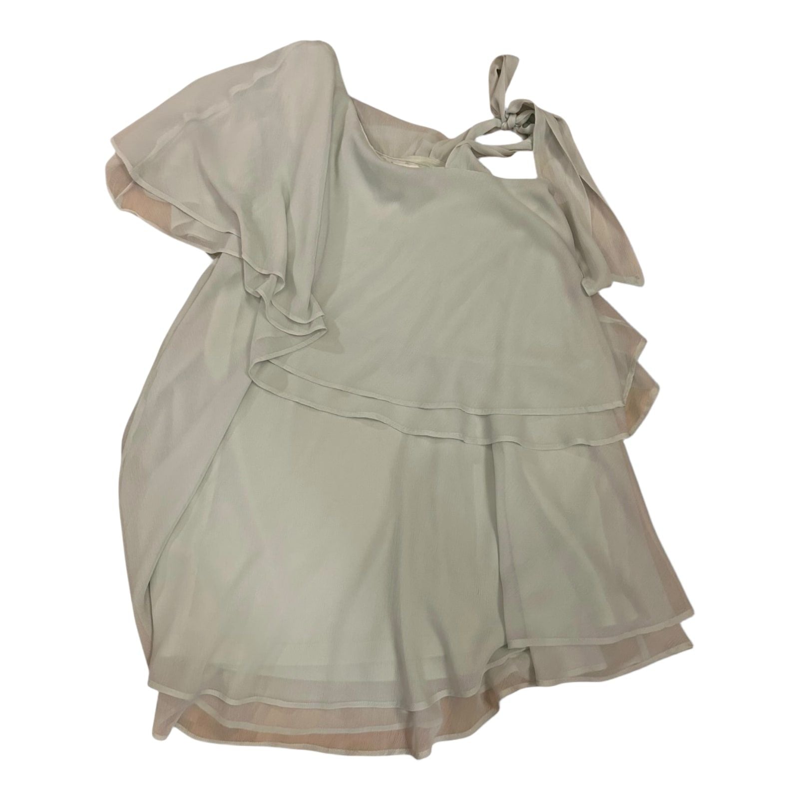 H&M, schulterfreie Bluse mit Innenfutter mint Größe 40