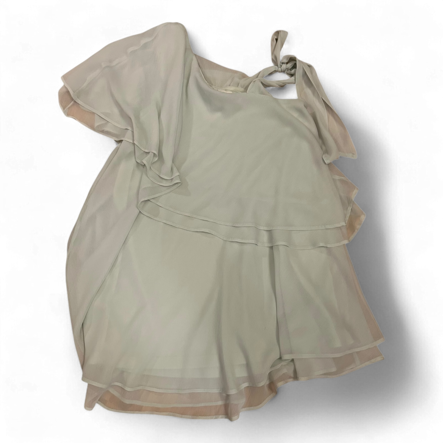 H&M, schulterfreie Bluse mit Innenfutter mint Größe 40