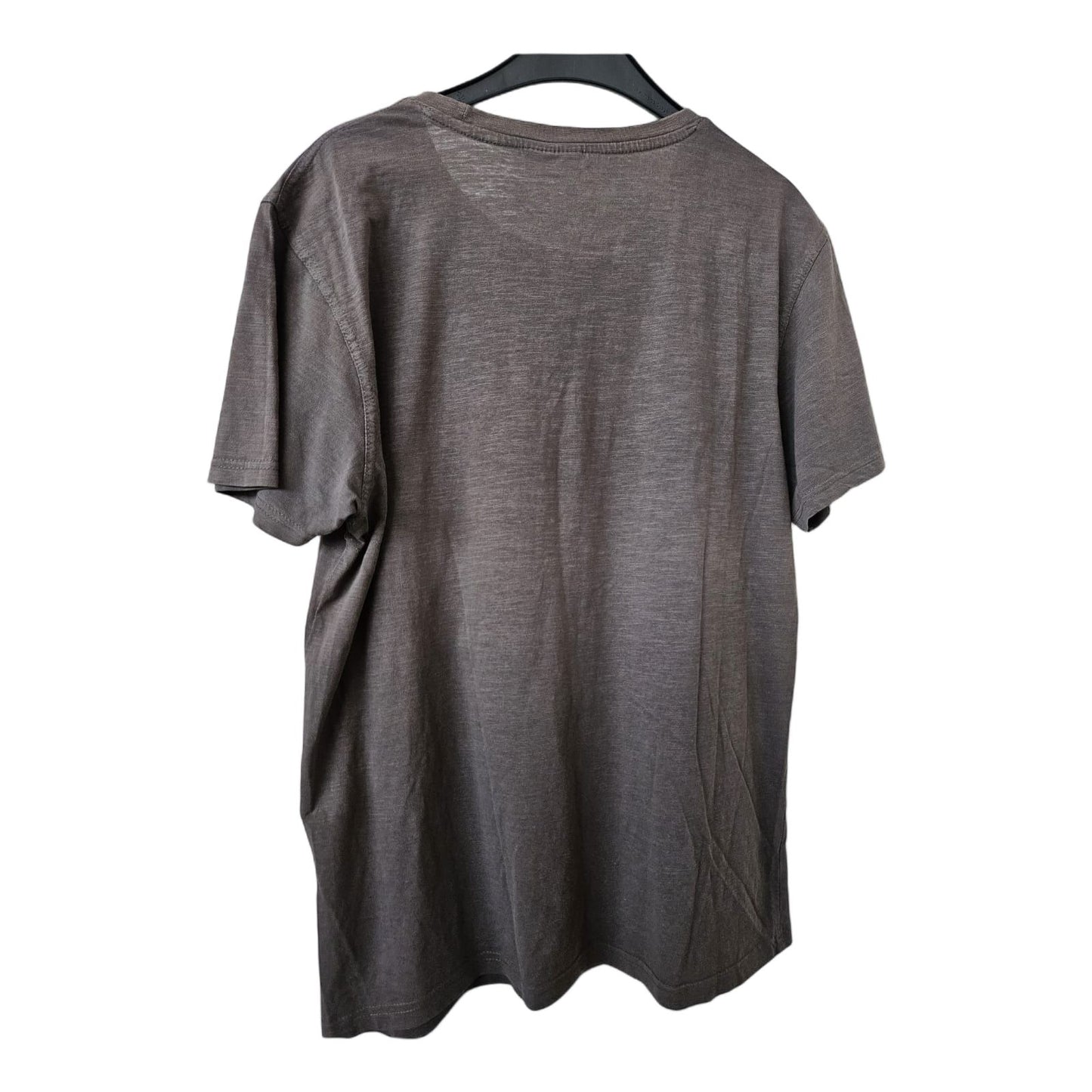 IDENTIC - Kurzarm - T-Shirt - Gr. L - grau mit farbigem Print