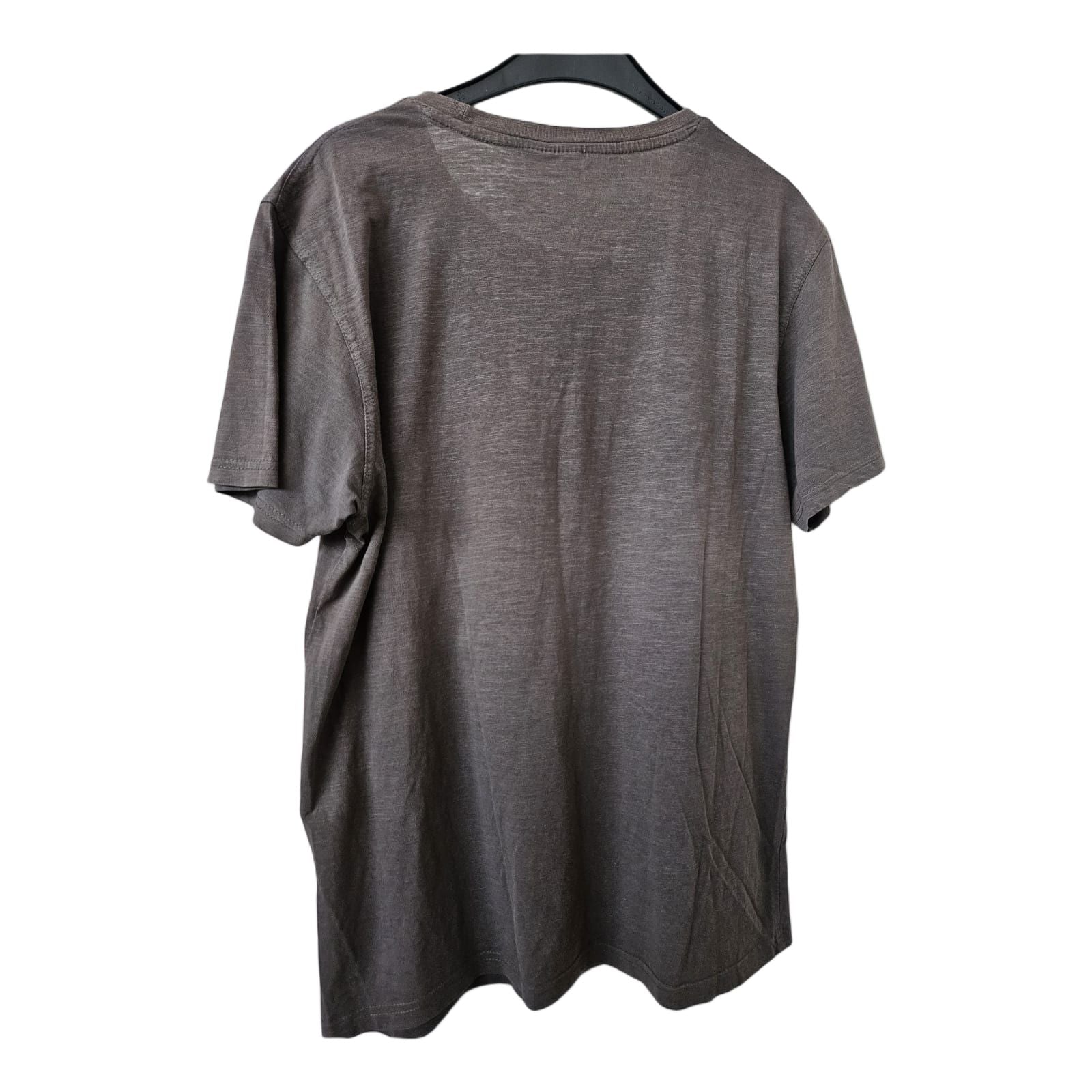 IDENTIC - Kurzarm - T-Shirt - Gr. L - grau mit farbigem Print