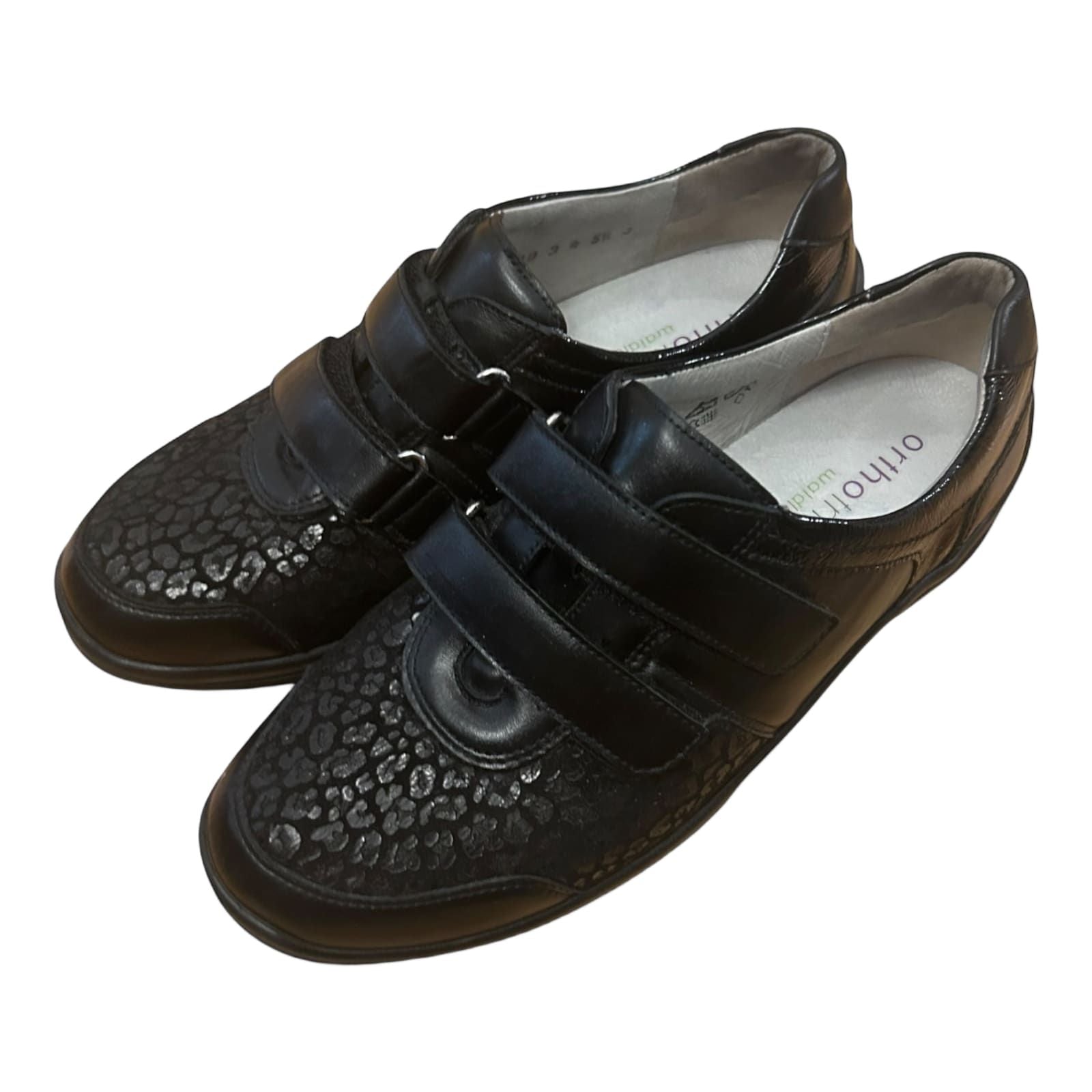 🥿 Waldläufer Halbschuhe Damen 38,5 Schwarz – Weite H Leder