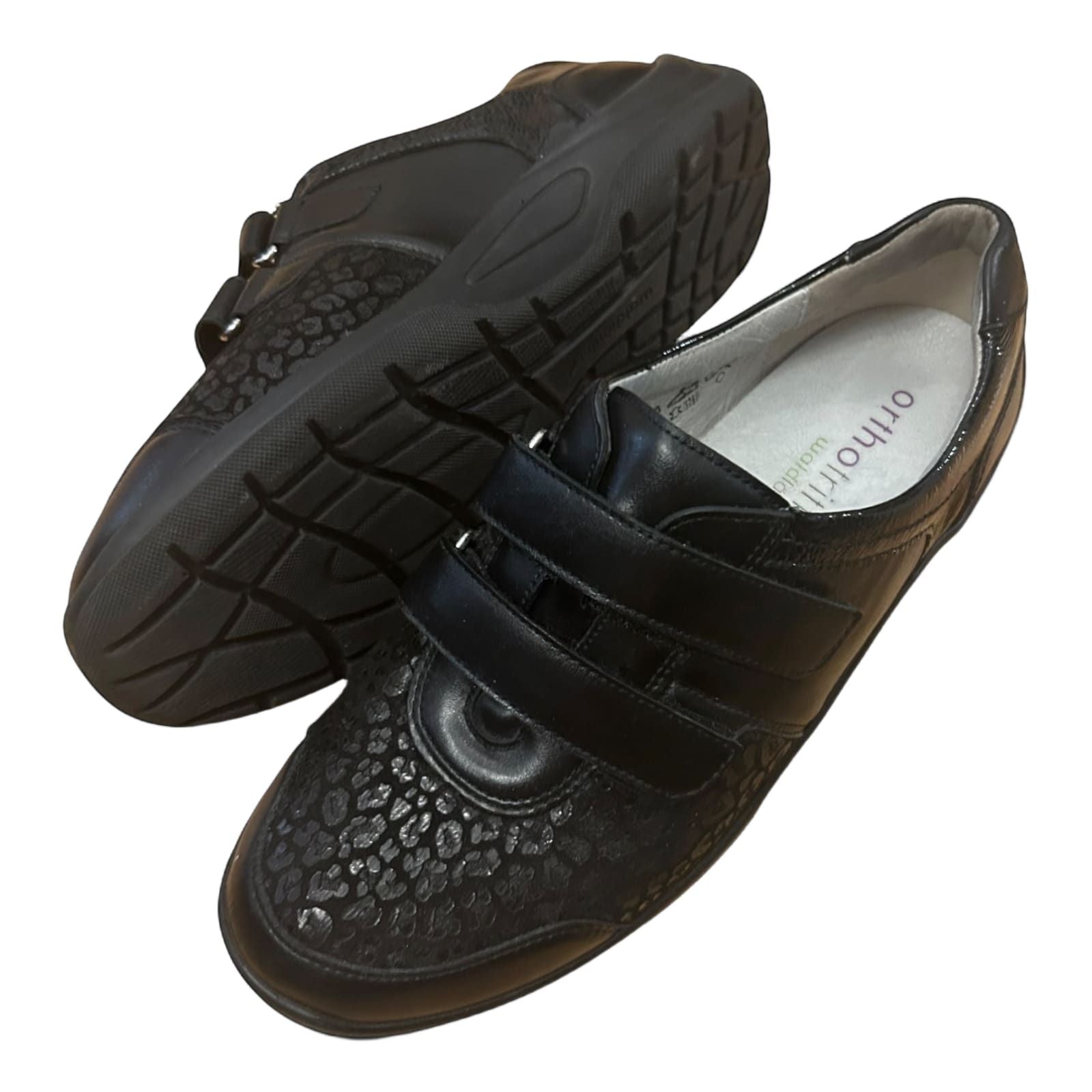 🥿 Waldläufer Halbschuhe Damen 38,5 Schwarz – Weite H Leder