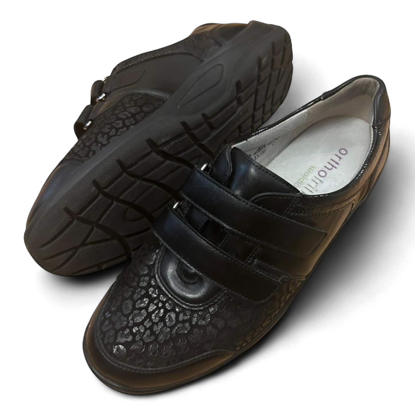 🥿 Waldläufer Halbschuhe Damen 38,5 Schwarz – Weite H Leder