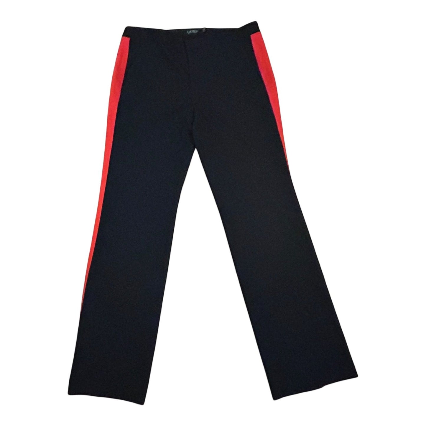Ralph Lauren Damenhose dunkelblau mit roten Streifen Größe 42