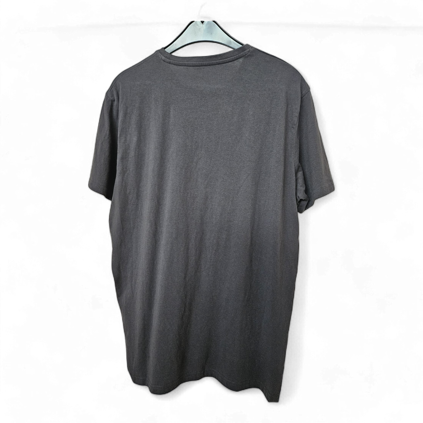 TOM TAILOR -  Kurzarm - T-Shirt - Gr. L, dunkelgrau mit Print