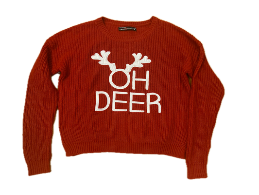 Fishbone Damen Pullover Christmas Oh Deer! Gr. S