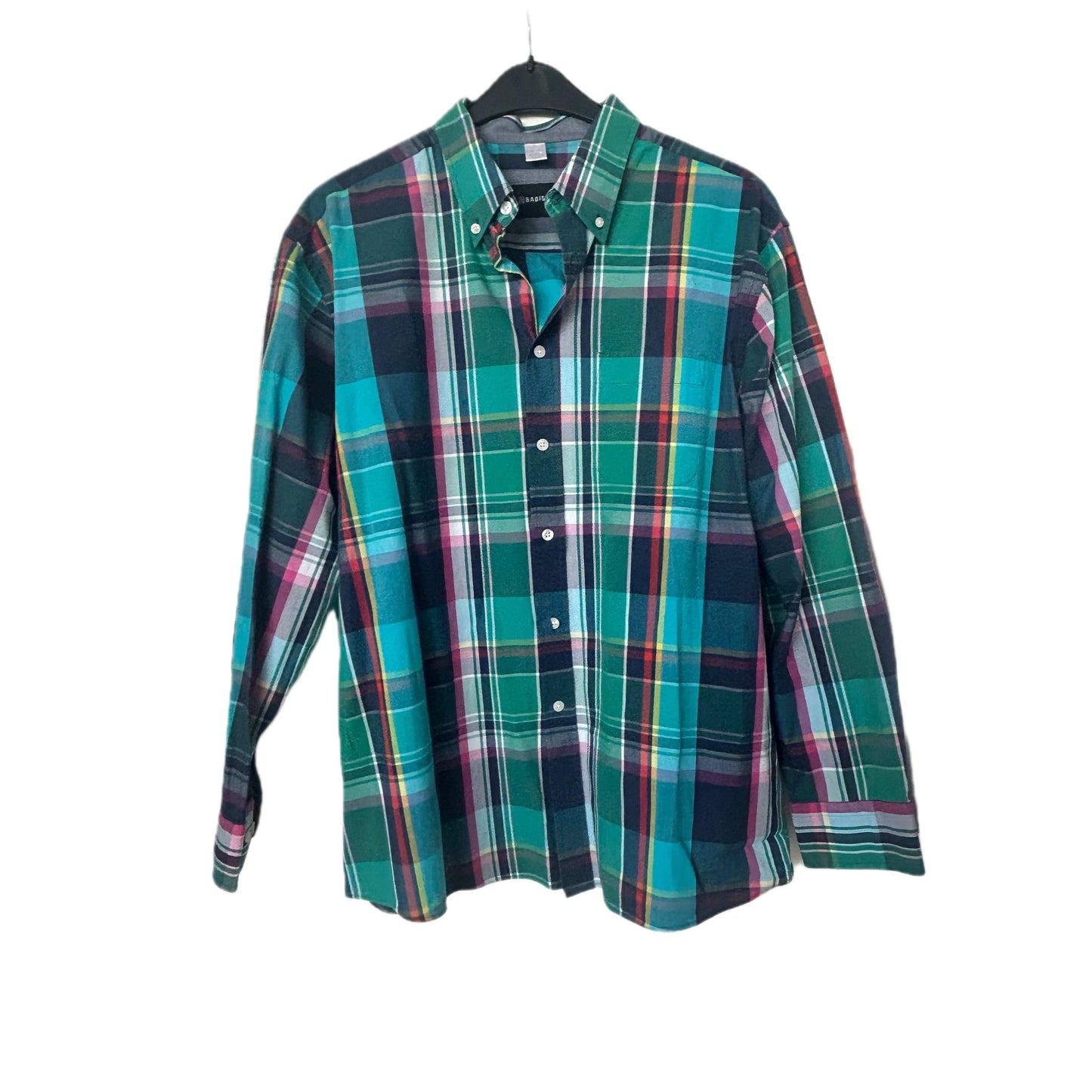 Hemd langarm  - Babista Comfort Fit Gr. XL blau, grün, kariert