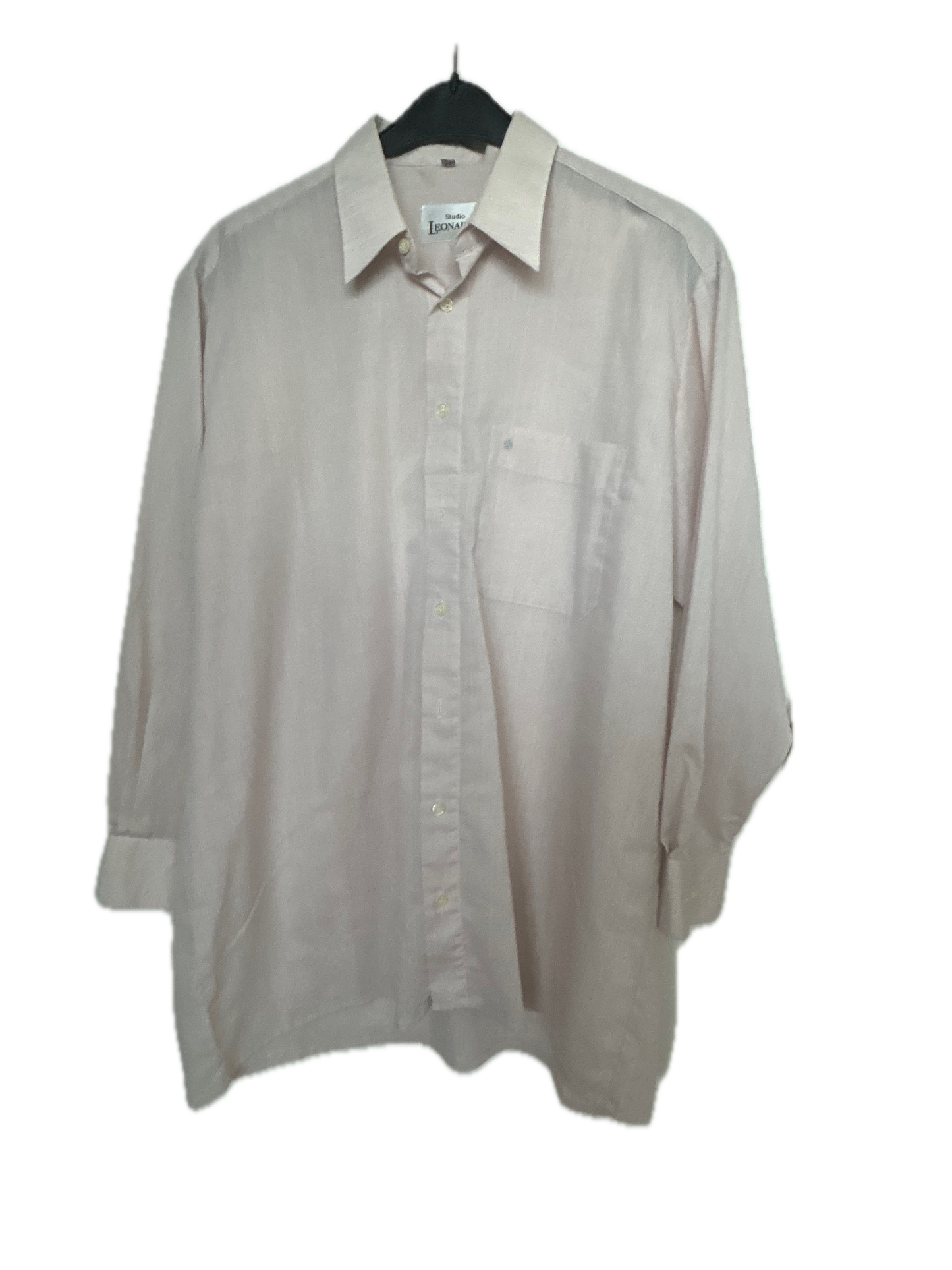 Hemd langarm Modern Fit - Leonardo  Gr. L  Hell beige