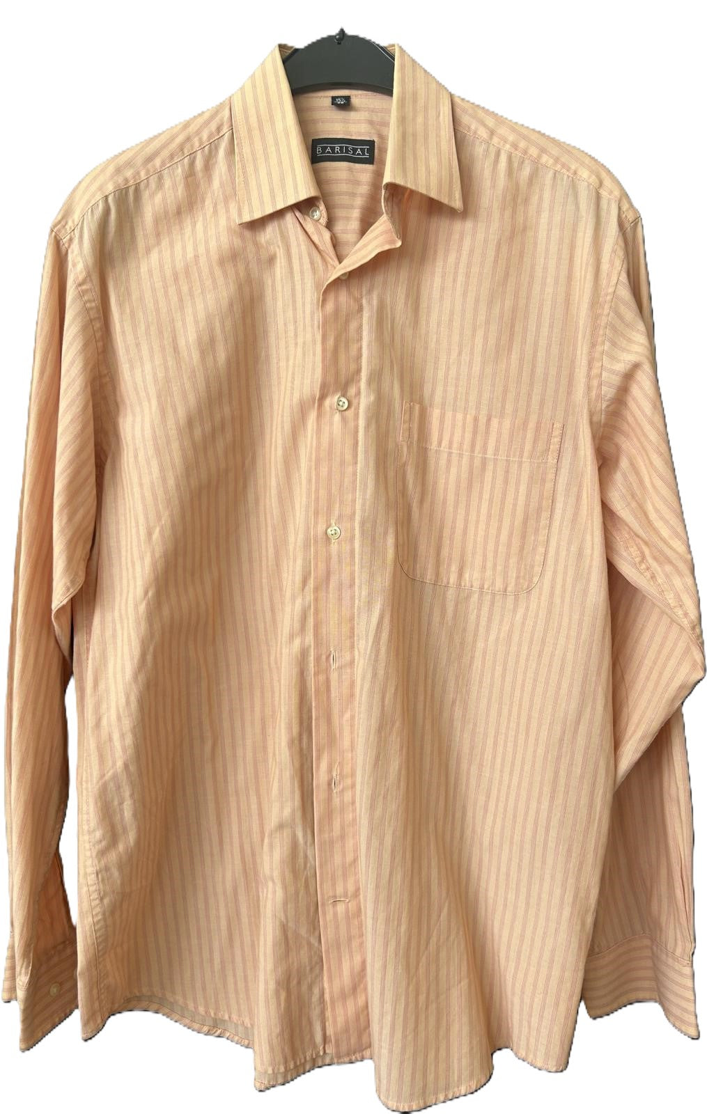 Hemd langarm  - Barisal Comfort Fit Gr. M orange/rose