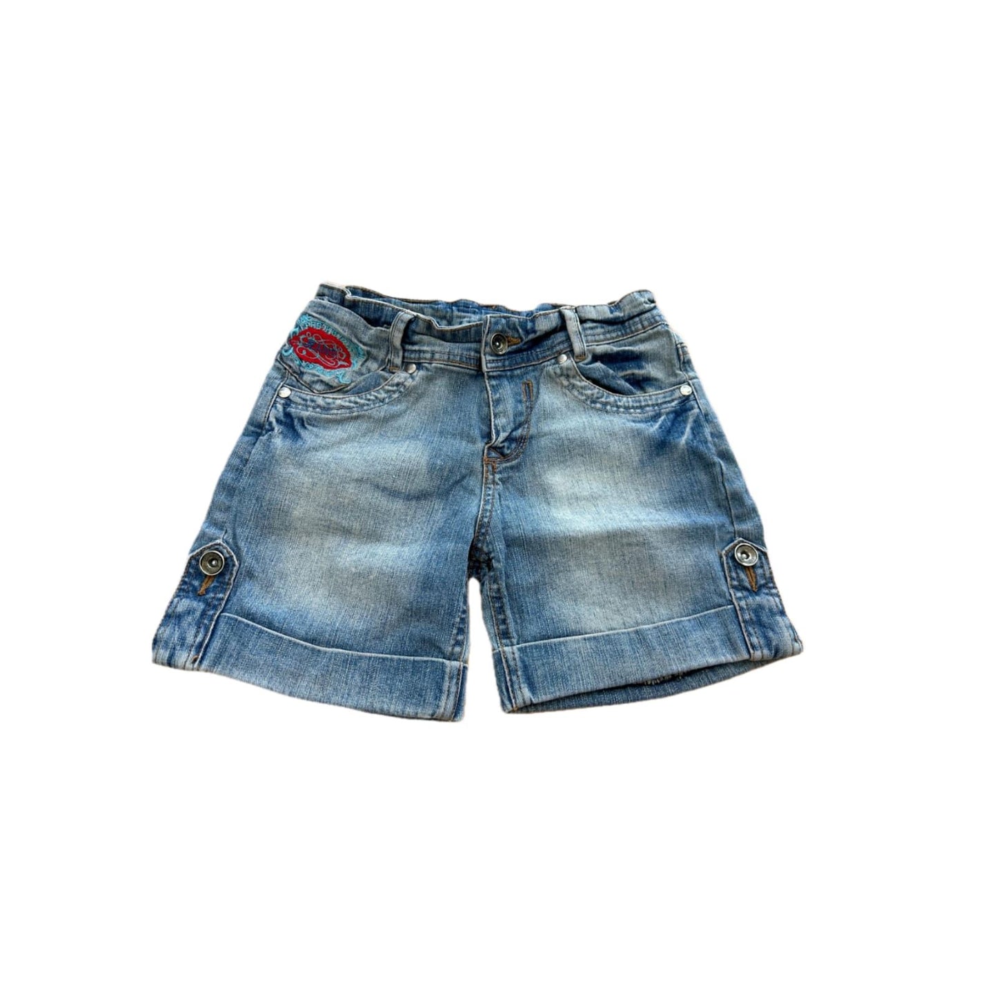 Fresh Girls Jeans Shorts Gr 140 Blau Denim Baumwolle Mädchen Sommer Freizeit