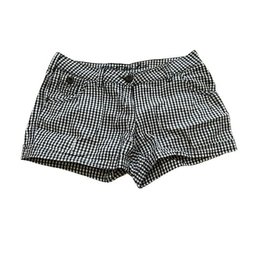 Here There Mädchen Shorts Gr 158 Schwarz Weiß Kariert Baumwolle Sommer