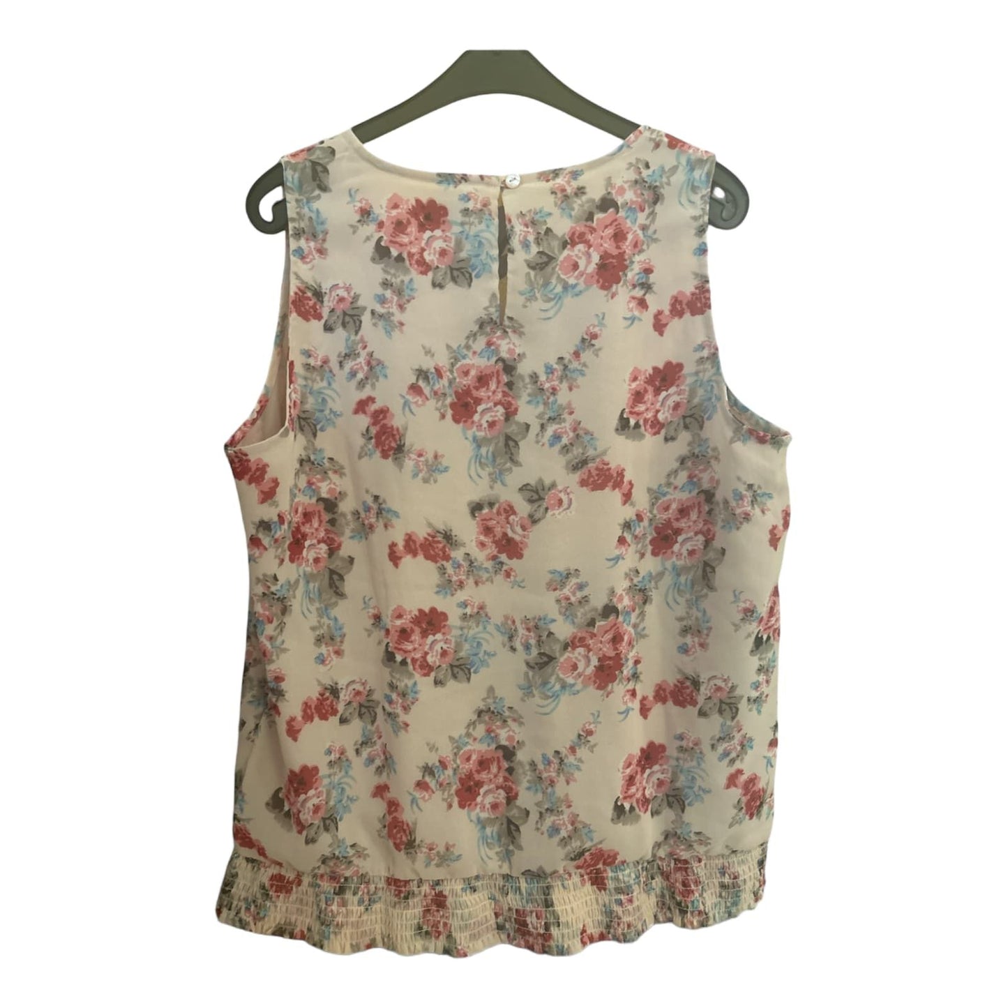 Aniston Damen Bluse Blumenmuster - Gr. 40 rose