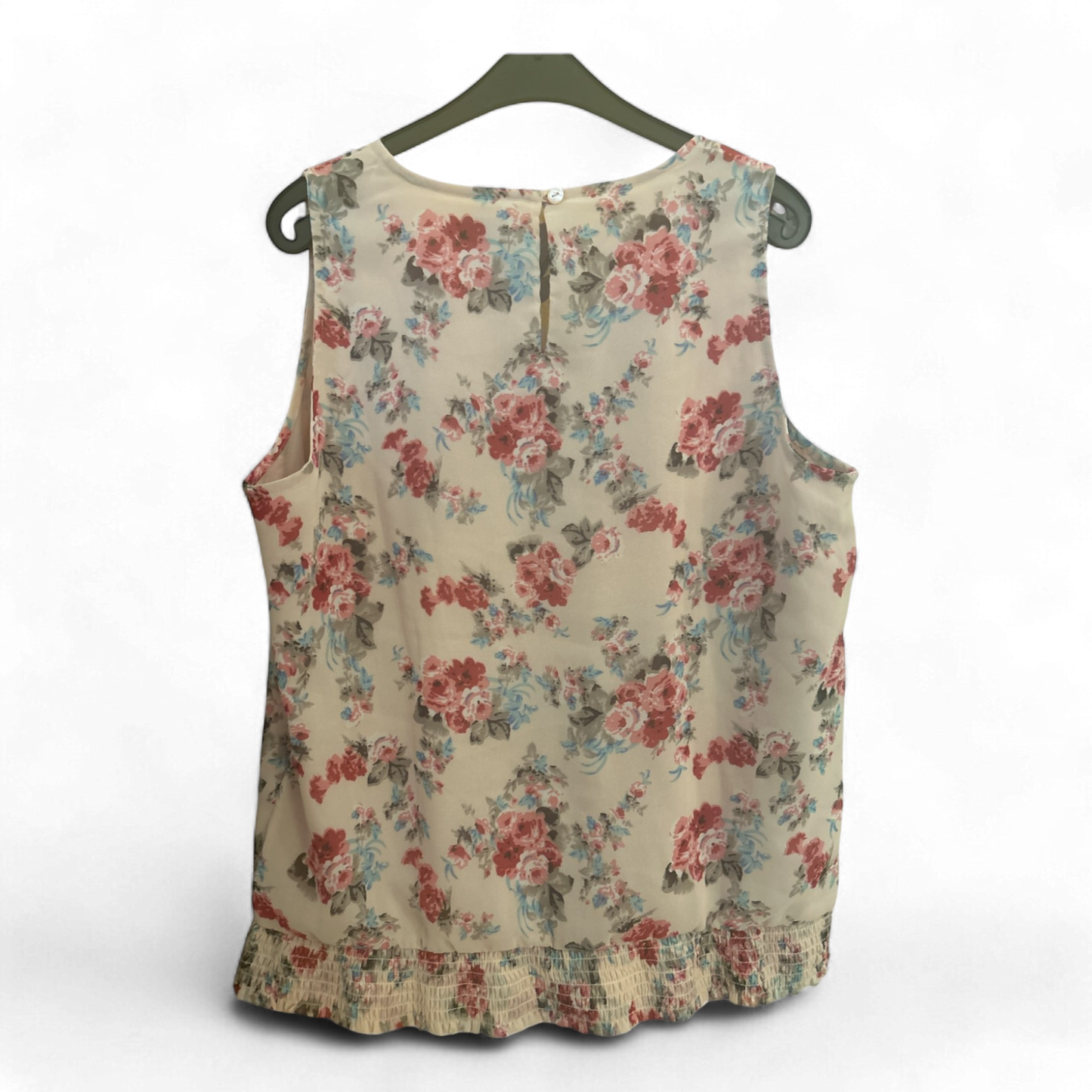 Aniston Damen Bluse Blumenmuster - Gr. 40 rose