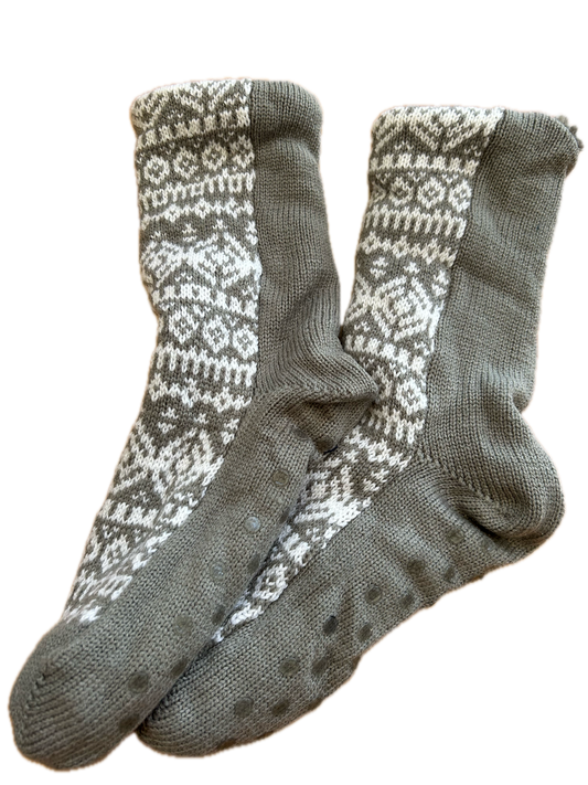 Pure Panda Winterstrümpfe Unisex grau Gr. 40/41