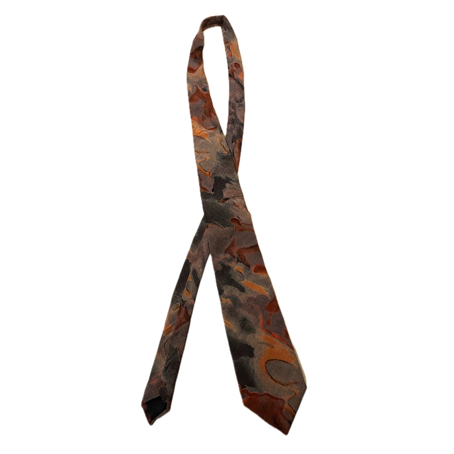 Krawatte braun Muster  100% Viscose